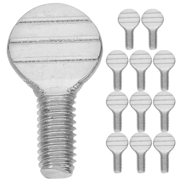 12 tornillos de mariposa de acero inoxidable - Tornillos para horquilla de asador, repuesto para la parrilla giratoria de freidoras de aire - Accesorios para hornos y parrillas de cocina