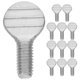 thumbnail image 1 of 12 tornillos de mariposa de acero inoxidable - Tornillos para horquilla de asador, repuesto para la parrilla giratoria de freidoras de aire - Accesorios para hornos y parrillas de cocina, 1 of 8