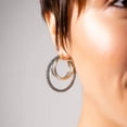 thumbnail image 2 of Multi Lucite Hoops, 2 of 3