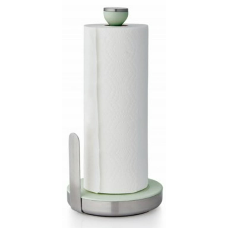 Kitchenaid Classic Paper towel Holder Stainless Steel with Pistachio  Accents 