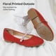 thumbnail image 4 of Zapatos Mary Jane para Niñas DREAM PAIRS SERENA-100 Brillo Rojo Talla 11, 4 of 6