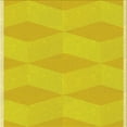 thumbnail image 1 of Ahgly Company Indoor Square Patterned Bee Yellow Area Rugs, 4' Square, 1 of 6