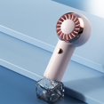 thumbnail image 4 of Ventilador de mano Ventilador Personal Recargable Pequeño con Cable 3 Velocidades Rosa+Pequeño Magideal Ventilador de mano, 4 of 6