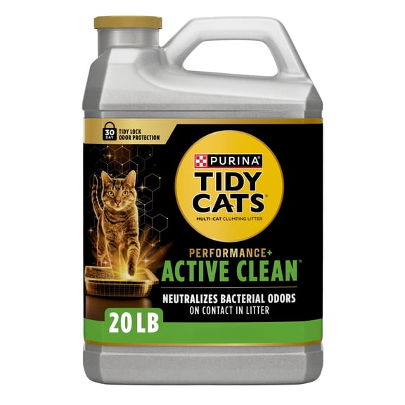 Purina Tidy Cats Performance Plus Active Clean Scented Clumping Multi Cat Litter