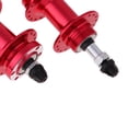thumbnail image 3 of 1 Set of Front And Rear Disc Brake Hub for s with Quick Release Made of Red, 3 of 6