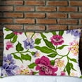 thumbnail image 6 of Pillowcases Watercolor Floral Purple Pillow Cases Set of 2 Pillow Cover Cushion Case Rectangle Pillowcase with Hidden Zipper 20x36 Inch Home Decor, 6 of 6