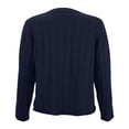 thumbnail image 5 of SGMVNU Knit Cardigan Sweaters for Women Long Sleeve Ribbed Button Up Sweater 2025 Fall Casual Jacket Women's Cardigans(Navy, One Size), 5 of 5