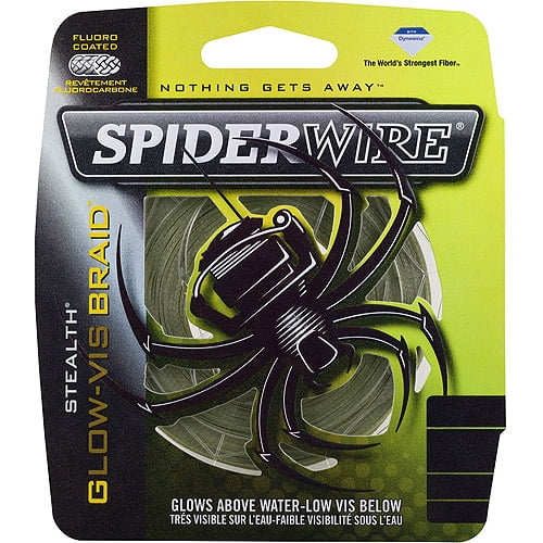 geur Aangenaam kennis te maken Jood SpiderWire Stealth Glow-Vis Braid Fishing Line - Walmart.com