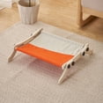 thumbnail image 2 of Cat Hammock Radiator, Dual-use Cat Window Hammock For Indoor Cats, Adjustable Wood Cat Radiator Beds Cat Window Beds Holds Up 18kg For Home Living Room, 2 of 7