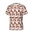 thumbnail image 3 of Rocae Leopard Print for Men's Moisture-Wicking Crew Tee - T-Shirt for Sports, Outdoor Activities, and Casual Wear3X-Large, 3 of 9