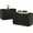 Black, variant on ANPOO 30" Wide Stackable 2-Drawer 2 Doors Wood Black Cabinet, Fluted Wooden Mixed Storage Cabinet with Soft Close, Modern Freestanding Organizer for Living Room Home Bedroom Office