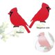 thumbnail image 3 of De Pájaro Cardenal Rojo, Diseño De Escena Diy, Pájaros De Madera En Forma De Decoración De Navidad, Adorno De Festival, Accesorios De Decoración De Navidad Serendint HA041315-01, 3 of 6