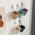thumbnail image 3 of CreativeArrowy Wall Hanging Basket Portable Storage Baskets Hoppet Cleave Blue Adornment Grey Brown Home Decoration Mini Skep, 3 of 16