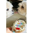 thumbnail image 5 of DEZICAKES Dog Birthday Cake- Edible Puppy Crunchy Cookie Cake- Bad to the Bone- Dog Cake Boxed & Decorated Natural Ingredients Bacon Cheddar, 5 of 14