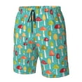 thumbnail image 5 of Kdxio Mushrooms Pattern Mens Casual Shorts - Drawstring Summer Beach Sports Shorts for Men, 5 of 9