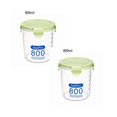 thumbnail image 1 of Oleegame 2PC Blue Juice Kitchen Storage Box Sealing Food Preservation Plastic Fresh Pot Container Green, 1 of 2