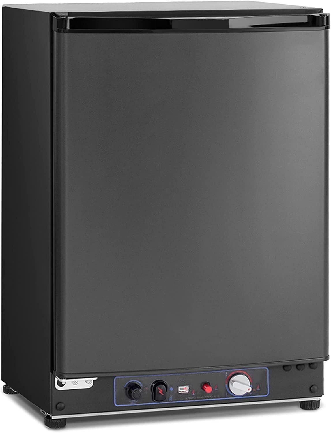 SMAD Mini Propane Fridge AC 110V DC 12V Gas Refrigerator Quiet RV Campervan Fridge 1.4 Cu ft