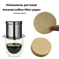 thumbnail image 3 of HomeLife 200Pcs 51/53/58/60MM Coffee Filter Paper Natural Unbleached Disposable Round Moka Pot Coffee Dripper Paper Universal Coffee Maker Accessories, 3 of 13