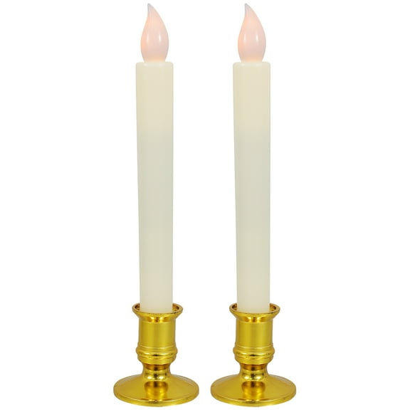 hengzirui 2Pcs LED Electric Window Candles USB Rechargeable for Decoration