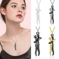 thumbnail image 4 of Wmool Love Style Hug Necklace Adjustable Chain with Pendant Women Gift6 Couple, 4 of 9