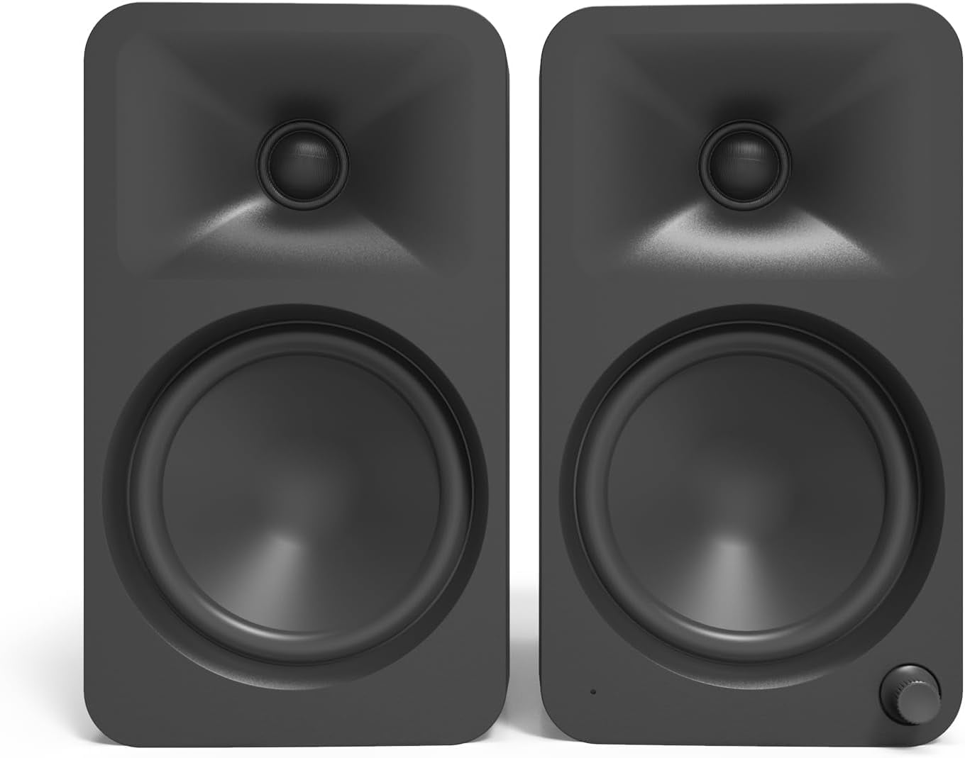 Kanto ORA4MB Pro Audio Bluetooth Desktop Speakers - Matte Black Pair with 3 Year Amber Protection Plan (2024)