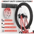 thumbnail image 3 of Bike Storage Rack, Wall Mount Bicycle Rack Vertical Hanger for Garage, Home, 6 Racks & Helmet Hooks, Holds Up To 660lbs, 3 of 4