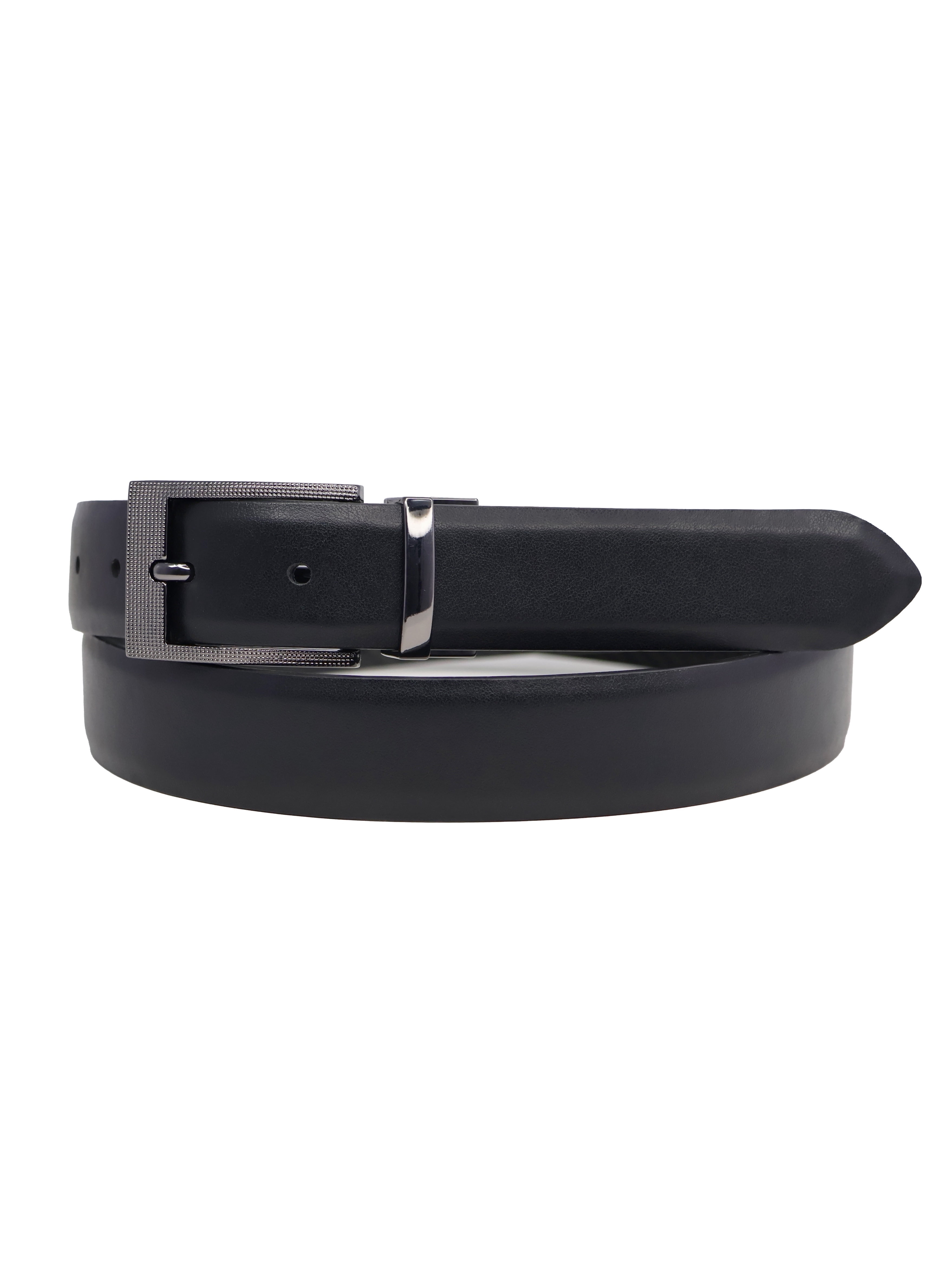 George Men's 32MM Carbon Fiber Belt, Black, Medium