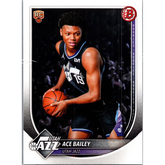 2025 Bowman Ace Bailey #5 RC Utah Jazz Basketball Card Utah Jazz NBA Basketball Trading Card