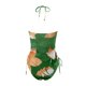 thumbnail image 5 of MKLEKYY Trajes De Baño Mujer Dos Piezas Women'S Fashion Summer Maple Leaf Day Print Sexy Lace Up Two Piece Swimsuit, 5 of 5