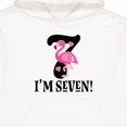 thumbnail image 3 of Inktastic 7th Birthday Flamingo 7 Year Old Girl Youth Hoodie Sweatshirt, 3 of 4