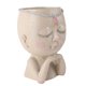 thumbnail image 4 of Face Planter Pot Resin Cute Blessing Princess Succulent Planter Lady Statue Decor with Drainage Hole for Indoor Outdoor, 4 of 5