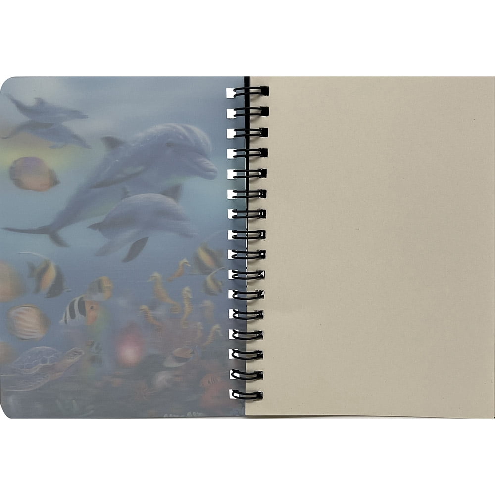 Impact 3D Designs Jotter Notebook Dolphins Swimming