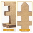 thumbnail image 4 of 12 piezas de valla de madera en miniatura para casa de muñecas, decoración de vallas de estacas, modelos de mini vallas de jardín para bonsáis, accesorios de micropaisajismo, color caqui, 4 of 7