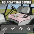 thumbnail image 3 of Whosucclay Rabbit Golf Cart Seat Protector, Anti-Fade 4 Front Pockets 4 Storage Pockets Golf Cart Seat Cover for Yamaha Club Car EZGO, 52.36" x 32.28", 3 of 7