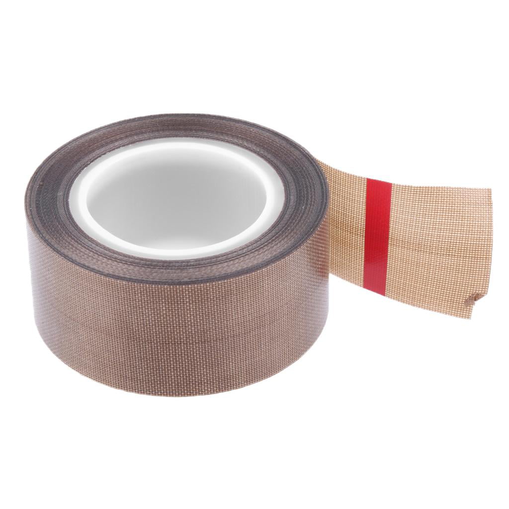 10M/Roll Glass PTFE Tape Adhesive Cloth Tapes Insulation 260 ℃ 25mm Width 