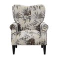 thumbnail image 4 of Artum Hill Ellie Beige Floral 30" Wide Upholstered Accent Chair, 4 of 7