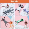 thumbnail image 3 of Juego de 8 Marcadores de Libros de Animales de Dibujos Animados 3D para Niños Marcapáginas Lindos y Divertidos de Novedad Marcapáginas de Lectura de Animales Aplastados Papelería Regalos para Niños, 3 of 5