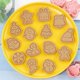 thumbnail image 3 of 10 piezas Diy cortadores de galletas de estilo navideño cortadores de galletas prensables de plástico, 3 of 5