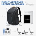 thumbnail image 4 of Mochila Ponhog Business 40L para hombre con USB negra 51x33x23 cm, 4 of 8
