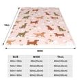thumbnail image 3 of Salouo Star Cute Dog Print Bed Blankets,Flannel Blanket Comfortable Air Conditioning Blanket Lightweight Blanket for Sofa Bed Travel & Couch -80"x60", 3 of 8