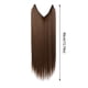 thumbnail image 3 of Extensiones de pelo con alambre oculto en diadema real larga, gruesa, lisa y rizada para mujer, 3 of 5