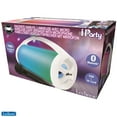 thumbnail image 2 of Lexibook iParty - Altavoz Portátil con Luz y Micrófono, Bluetooth, Estéreo, Efectos de Luz, Karaoke, Inalámbrico, radio FM, USB, Tarjeta SD, Batería Recargable, Blanco, BTP585Z, 2 of 5