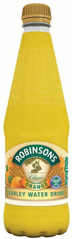 Robinsons Orange Barley Water, Bottle, 28.74fl.oz (850ml)