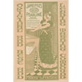 thumbnail image 2 of Louis Rhead 17x24 Gold Ornate Framed and Double Matted Museum Art Print Titled - James Pyle's Pearline Washing Compund (1896), 2 of 4