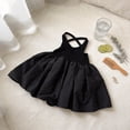 thumbnail image 5 of Toddler Girls Summer Dresses Short Sleeve With Round Neck Letter Print Girls Beach Dress Size 2-3T, 5 of 7