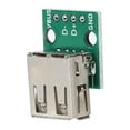 thumbnail image 1 of 10 Uds tipo A hembra USB a DIP 2,54mm placa PCB adaptador convertidor conector, 1 of 7