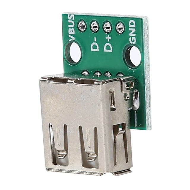 10 Uds tipo A hembra USB a DIP 2,54mm placa PCB adaptador convertidor conector