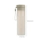 thumbnail image 2 of Botella de agua deportiva de gran capacidad, portátil, para exteriores, para estudiantes y parejas, con infusor de té, taza de té de flores, botella de agua de plástico, taza de agua deportiva., 2 of 6