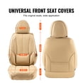 thumbnail image 3 of KFFKFF 6 Pieces Universal Seat Covers Front Seat Covers Fits Most Cars SUVs and Trucks Beige, 3 of 9