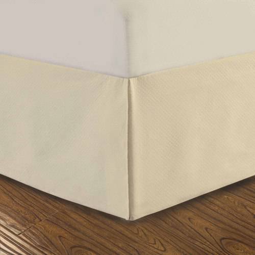 Dreamspace Diamond Matelasse Tailored 14" Bedskirt
